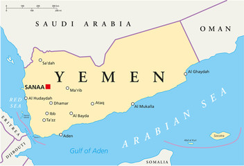 Yemen Political Map