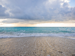 The famous Kathisma beach in Lefkada