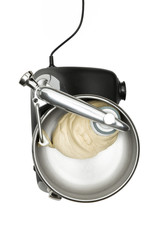 Dough mixing in the dough mixer - obrazy, fototapety, plakaty