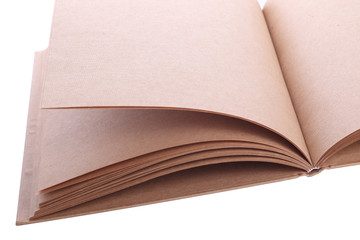open book paper blank rough texture