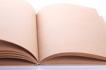 open book paper blank rough texture
