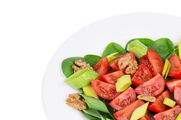 Close up of fitness salad.
