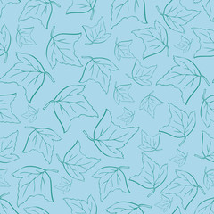 vector seamless leaves 1