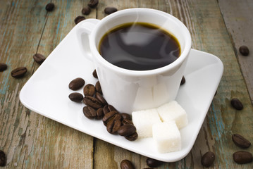 cup of hot coffee
