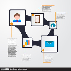 Design infographic concept with icons 