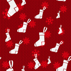 Vector Christmas Socks