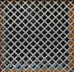 grille de porte en fer forgé