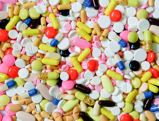 Colorful pills