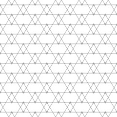 Repeating geometric tiles with triangles. Vector seamless