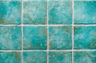 turquoise tiles