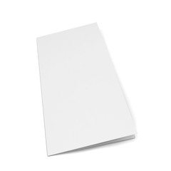 Blank leaflet