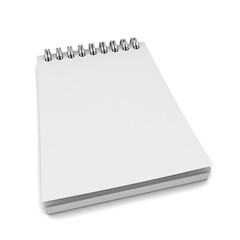 Blank notebook