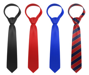 Silk neckties