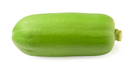 papaya fruits on white background