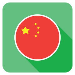 a chinese flat flag icon