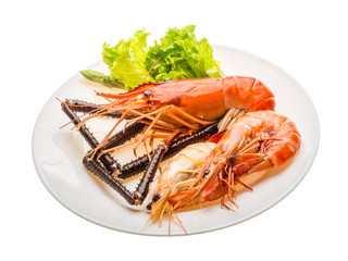 Giant Freshwater Prawn and king prawns