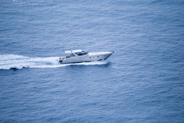 Naklejka premium motorboat