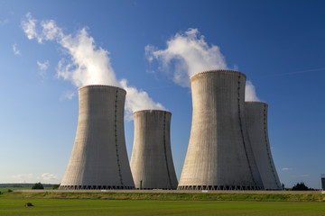 Fototapeta premium Nuclear power plant Dukovany in Czech Republic Europe