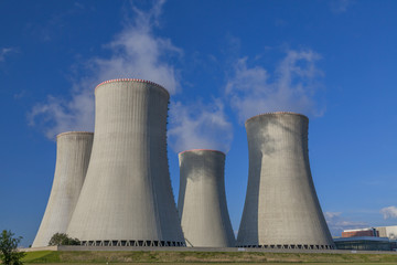 Nuclear power plant Dukovany in Czech Republic Europe