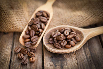 Fototapeta na wymiar Espresso beans