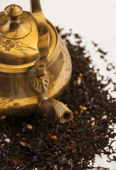 Herbata w orientalnym czajniku - obrazy, fototapety, plakaty