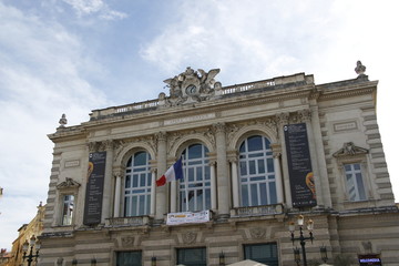 Fototapeta na wymiar Opéra Comédie à Montpellier, Occitanie