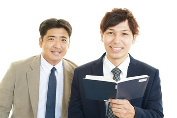 笑顔のビジネスマン