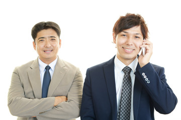 笑顔のビジネスマン