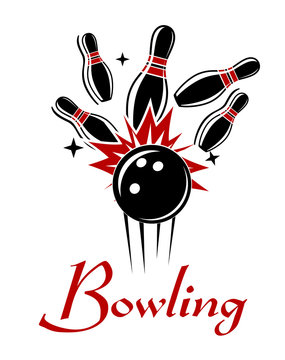 Bowling emblem or logo