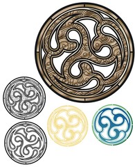 Bronze shield