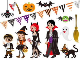 Halloween Family and Monsters set