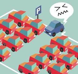 Parking crisis is a common problem