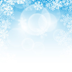 Abstract blue christmas background