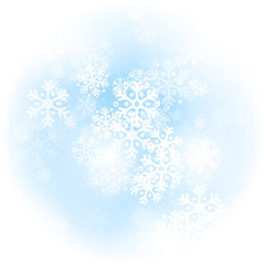 Abstract blue christmas background