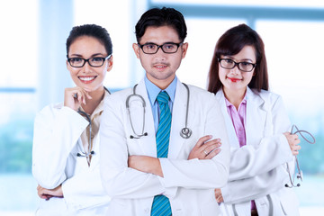 Three asian medical doctors