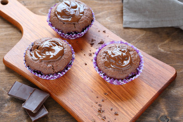 simple chocolate muffins
