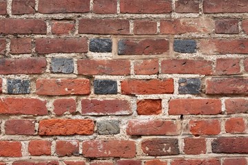 Old brick wall  surface