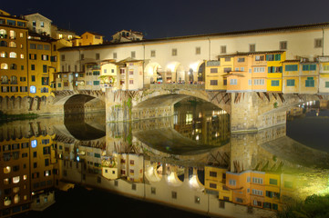 Obrazy na Szkle  Florencja Ponte Vecchio