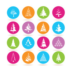 Christmas tree icons