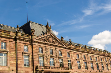 Hauss Fassade am Place Kleber in Strasbourg