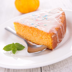 slice of pumpkin pie