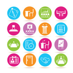 business meeting icons