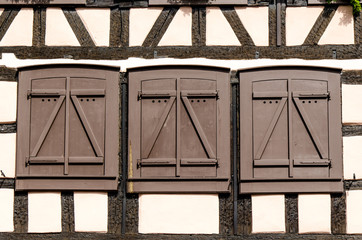 Fachwerk Haeuser in La Petite France Strasbourg