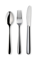 Fork spoon and knife