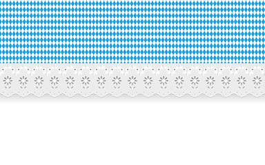 Oktoberfest Hintergrund Muster Ajour Gardienen