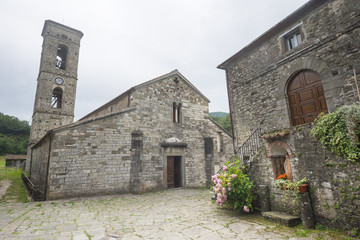 Fototapeta na wymiar Codiponte, old village in Tuscany