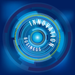 Business innovation digital background