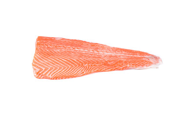 Raw red fish.