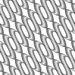 Design seamless monochrome twisted wave pattern