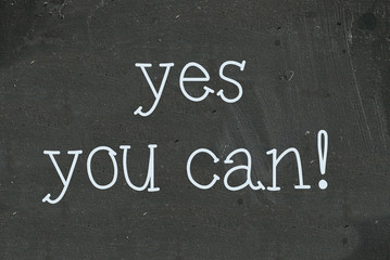 Fototapeta premium yes you can